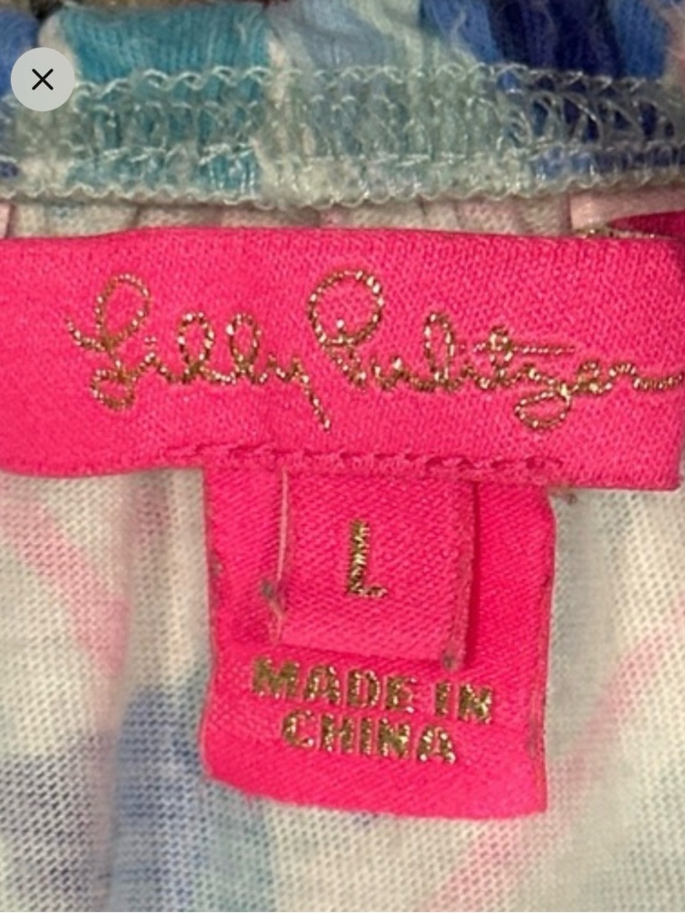 ⚓️ 💗 Lilly Pulitzer pink blue Loro Swing Dress in “Reel Nauti" print L - Picture 3 of 3